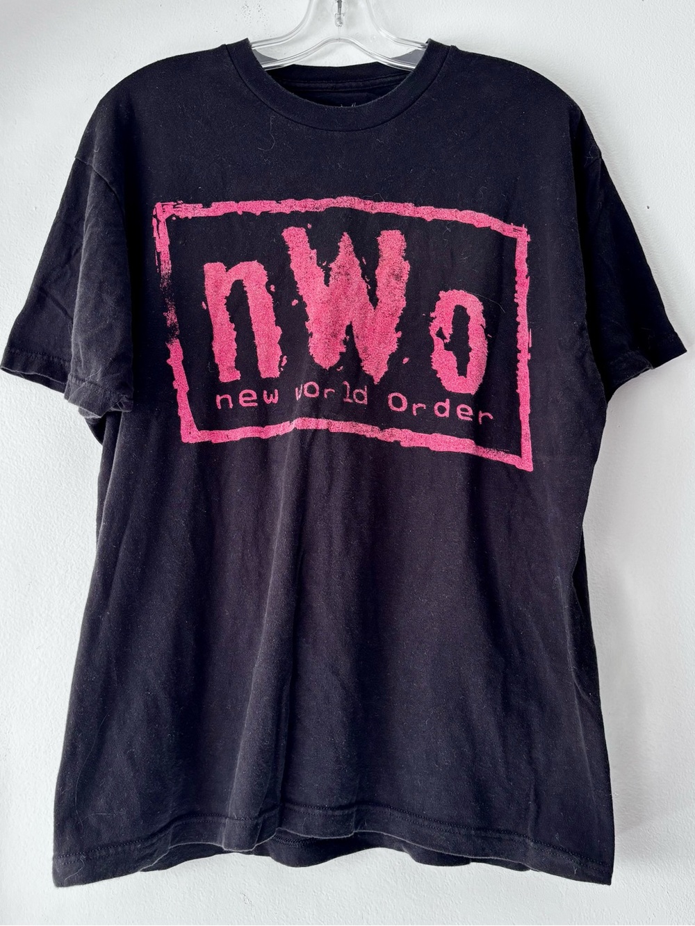 Vintage NWO Wrestling Black Red Logo T-shirt New World Order XL WWE WCW